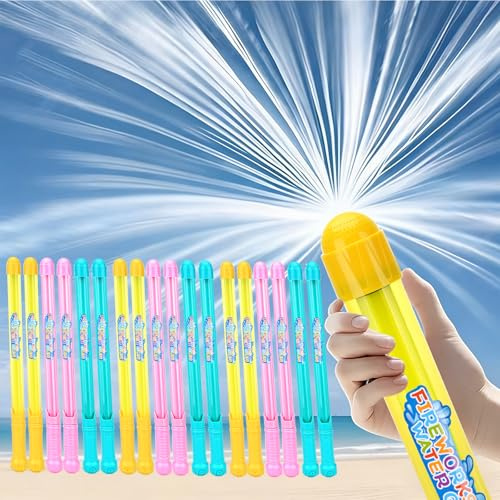 18Packs Creativity Fireworks Water Gun,Sprays Water in a Firework-Like Pattern, Squirt Gun for Kids, Bulk Samll Water Blaster Summer Pool, Backyard, Beach Water Game Outdoor Toys