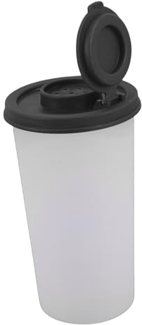 Fockety Saliera, Dispenser di Pepe in Plastica Antigoccia e a Prova di umidità, con Coperchio Sigillato, Dispenser di Spezie per Casa, Campeggio, Tavolo da Picnic, Sale, Barbecue,