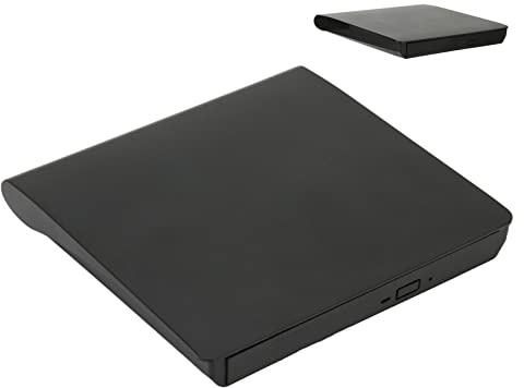 Cuifati External DVD Drive Enclosure, Slim High Speed USB 3.0 Optical Drive Case with Plug and Play, Compatible with 12.7mm Laptop Desktop