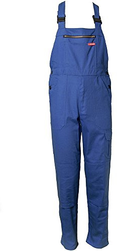 Planam 0171052 Herren BW 290 Cargo-Latzhose, kornblau, Größe 52