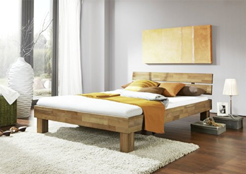 Elfo Futonbett Bett 180x200cm Wildeiche Massiv geölt Neu