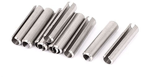 sourcing map M6 x 30 mm Edelstahl Split Spring Rolle Spannstifte gurthalteband 100 de