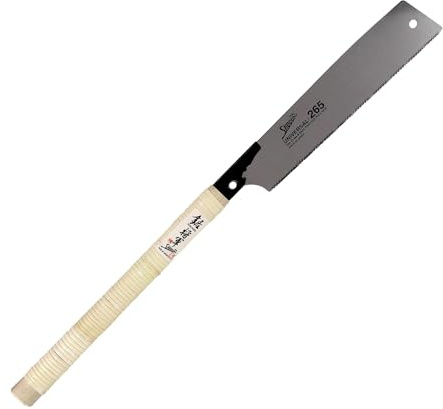 Shogun Scie japonaise universelle à bois avec long manche en bois (OK-265RC) - Lame de 265 mm - Fabriquée au Japon