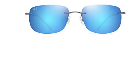MAUI JIM OHAI blue ohai gunmetal Sunglasses Unisex Standard, Standard, Unica
