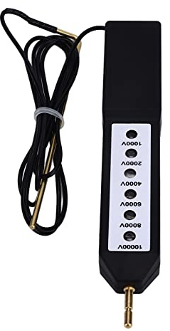 Tester di recinzione elettrico, recinzioni impermeabili Misuratore di tensione durevole portatile 1000-10000V rame PP per test