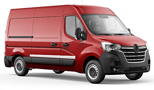 Auto-Dress Seitenstreifen passend für Citroen Jumper - Motiv: Clean Original (Schwarz Matt, Radstand: L3/L4)