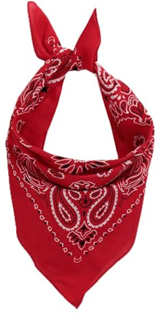 Ulla Popken Damen, Paisleymuster, Quadratisch, Tuch Bandana