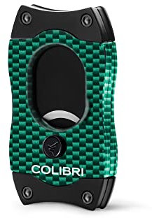 Colibri S-cut, Tagliasigari a stampa fibra di carbonio in acciaio inossidabile - lama a ghigliottina - rilascio a molla-sigari fino a 2,60 Cm di diametro 1928