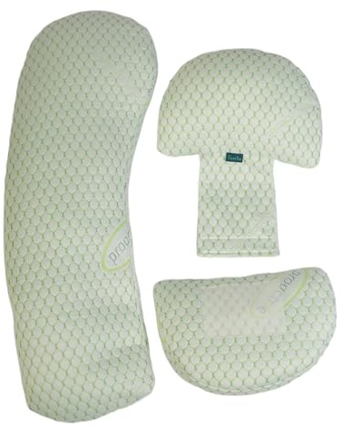 TemBe Pregnancy Pillow for Pregnant Women, Hight Quality, Soft Maternity Body Pillow with Detachable and Adjustable Pillow Cover Support for Belly, Back, Legs, and HIPS
