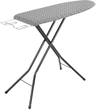 ZGYOZMNG Tabla de Planchar para el hogar, Tabla de Planchar, Tabla de Planchar Vertical, Tabla de Planchar atrevida de pie (Grau)