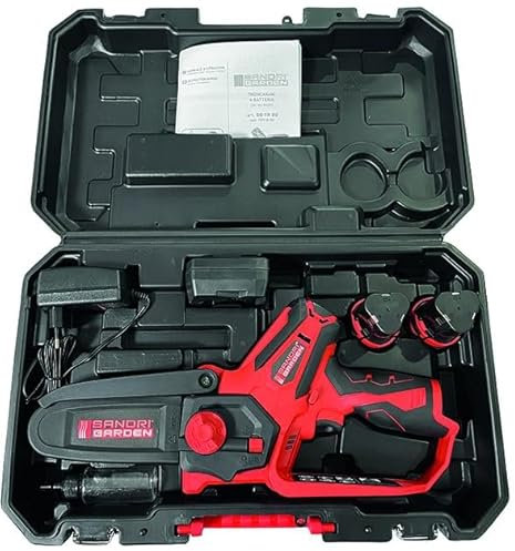 TRONCARAMI A BATTERIA SG-TR 20-2 Batterie al LITIO - 158 MM - Motosega elettrica completa di 2 batterie e caruica batterie. Autonomia circa 30 minuti