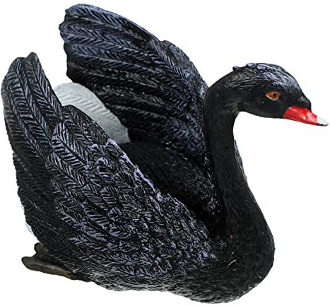 Cabilock Figuras de Cisne para Decoración de Jardín Escultura de Cisne de Plástico Figura de Cisne para Niños Y Niñas