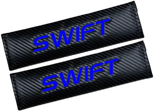 YHRNN 2 Pièces Rembourrage de Ceinture de Sécurité pour Suz-uki Swift, Protege Ceinture Voiture Ceinture Antidérapant IntéRieur Accessoires,Blue