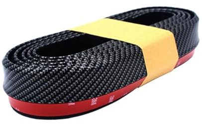 Auto Spoiler Frontali per Alfa Romeo Stelvio 2017-2021,Frontali Spoiler Lip Anticollisione Spoiler Anteriore Sottoparaurti Accessorio Auto,E-Black Carbon Fiber