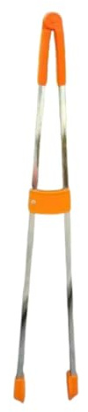 MagiDeal Recogedor de basura largo, agarrador, herramienta de agarre, recogedor de basura, pinza para césped y suelo, 86cm