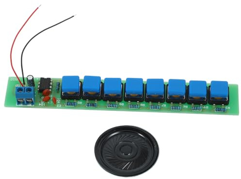 STOBAZA DIY Elektronik Bausatz Elektronisches Orgel Set mit Lötset für Musikalisches Lernen Anpassbare Klangmodulation Einfache Montage Geeignet für Elektronik Einsteiger