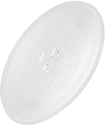 SOLUSTRE Mikrowellen Glasplatte 24,5cm Drehteller Glas Mikrowellenteller Hitzebeständig Y-typ Ersatz Zubehör Haushalt