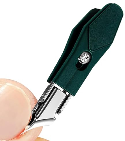 Renchey Cortauñas Angulados | Cortador para Uñas Encarnadas,Tijeras de Uñas de Precisión con Empuñadura Antideslizante para Manicura Doméstico Viaje Herramienta para Mujeres Adultos Mayores Niños