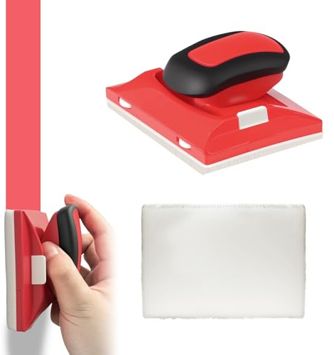 Paint Edger Tool, Cutting in Tools for Painting, Multifunctional Paint Edger for Cutting in Brush, Edge Painting Tool with Pad Nylon Bristles Edges for Walls and Ceilings (1Set Combination)