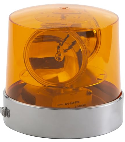 Grote 76223 Two Sealed Beam Roto Beacons, Amber