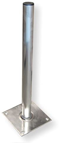 A.S.-SAT Aluminium Standfuß 60cm Rohrdurchmesser 50mm
