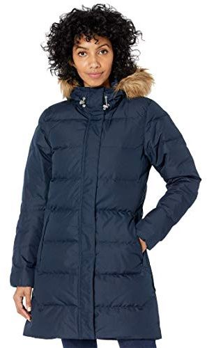 Helly Hansen Mujeres Parka de plumón W Aden, Azul Marino, L