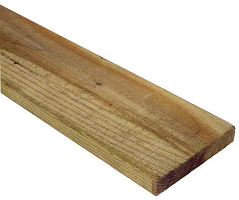 Pressure Treated Softwood Timber 6 x 1 (150mm x 22mm) - 1.8 Metres (Pack of 4)
