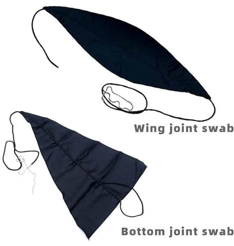 Reed123 Bassoon Swab Bundle: Wing Joint Swab and Bottom Joint Swab, Cleaner Than Brushes and Universal Swabs