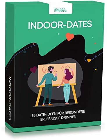 nalara Indoor Dates - 55 liebevolle Ideen um eine unvergessliche gemeinsame Zeit zu erleben - Partner Geschenke - Hochzeitstag Geschenke für Männer