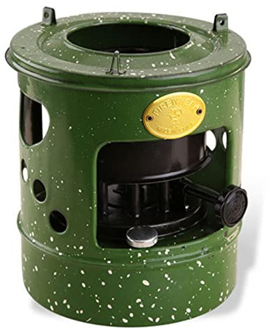 DONGCY Kochen Tragbar Petroleum Heizung Winddicht Handgehalten mit Dochten Petroleumofen Regulierbaren Campingkocher Outdoor/Indoor Kocher Camping Heizung Terasse 1,5 L 0,16 L/Std,Green,OneSize