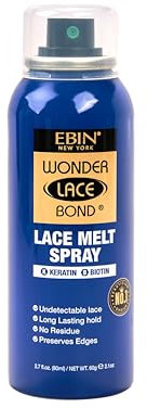 EBIN NEW YORK - Wonder Lace Bond Lace Melt Keratin + Biotin 2.7oz/80ml - Fijación Invisible Y Cuidado Capilar Para Un Acabado Profesional
