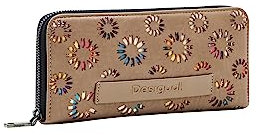 Desigual Women's Mone_AMORINA Fiona Bi-Fold Wallet, Brown