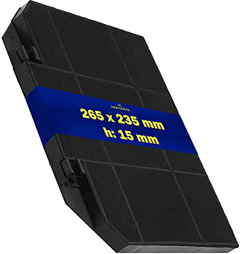 Filtro Carbone Attivo per Cappa Aspirante Cucina 265x235x15 per Electrolux | MONTERAL