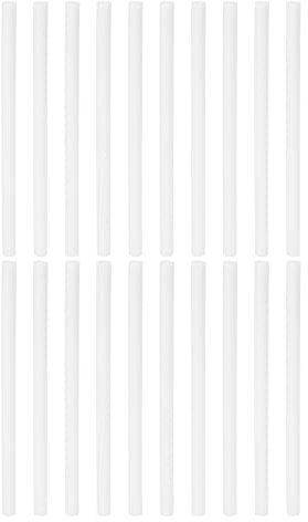 PATIKIL Humidificador Algodón Filtro Barra, 20uds Recarga Barra Filtro Mechas Reemplazo para USB Mini Humidificadores Portátiles Difusor (5.91'' x 0.31''), Blanco