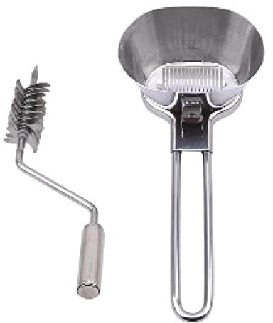 Ericetion Manual Vegetable Herb Grinder Stainless Steel Parsley Shredder Chopper for Spice Pepper Vegetable Grater Kitchen Helper
