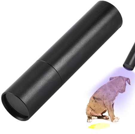 bellv Lampe de poche UV à lumière noire – 3 modes de lumière UV – Lumières noires UV pour le durcissement de la résine et les taches sèches pour la détection des taches d'animaux, le nettoyage de la