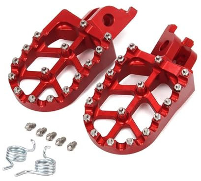 JCAKES Motorrad Fußstützen Für CRF250L CRF250M 2013-2021 CRF250L CRF300L RALMotorcycle Gangschaltung Fußhebelrasten Rest Fußstützen Pedale Fußrasten(2)