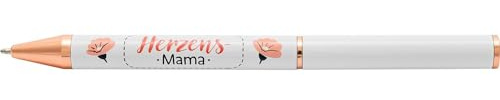 Sheepworld Kugelschreiber Motiv Herzensmama | Stift mit Clip, in Geschenkbox, mit blauer, austauschbarer Mine | Geschenk für Mama, Muttertag, Geburtstag | 73906
