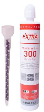 Metalmate 0868PR300 Maurer/M chemischer Anker, Kunstharz, styrolfrei, 300 ml, mehrfarbig