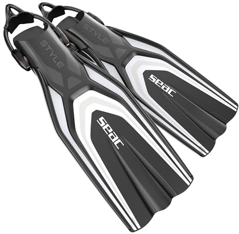 SEAC Style-S, Tauchflossen mit Sling Strap für den professionellen und Freizeiteinsatz