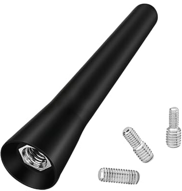 Autoantenne Auto Kurz 6.5CM Mini Autoradio Antenne Universal Gewinde Kfz Dachantenne für Mini Cooper BMW Opel Citroën VW Polo Beetle FIAT