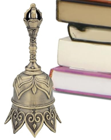 Campanas De Mano | Campana De Maestro | Campana De Metal Vintage Instrumento De Sonido Ruidoso para Iglesia Boda Eventos Restaurante Deporte Meditación