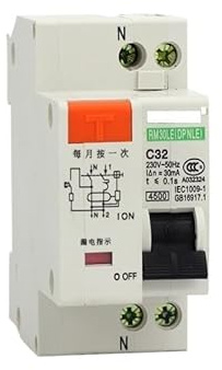 Interruptor automático de aire pequeño, Disyuntor de fugas 20c32a 1P+N 220V 6A-32A(6A)