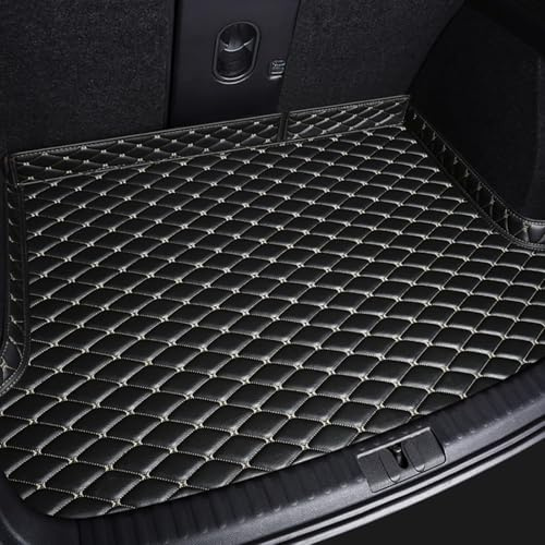 YIANKWY Alfombrilla para Maletero de Coche Cuero para Ford Mondeo 2015-2024 MK5 Sedan Antideslizante Auto Accessori Personalizadas Alfombrilla para Maletero de Coche Cuero,A