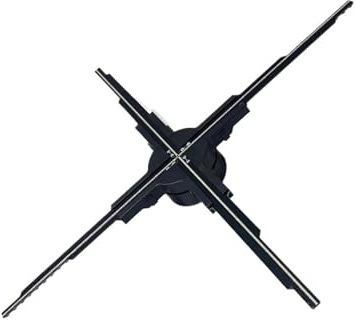 Ventilatore olografico 3D, Nuovissimo ventilatore olografico 3D da 42 cm – Proiettore LED WiFi for pubblicità video accattivanti in negozi e supermercati per negozi/bar