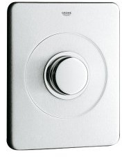 GROHE Edelstahl-Abdeckplatte (Original Ersatzteil, Langlebig, Robust, Herstellergarantie: 5 Jahre), Chrom, 43901000