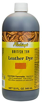 Fiebings Lederfarbe 118 ml, British Tan, 32 Ounces