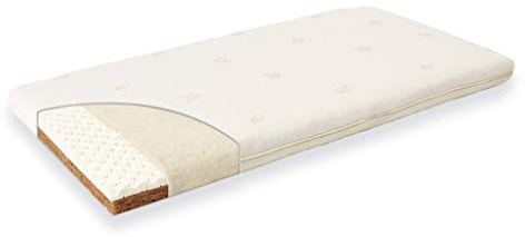 Traeumeland T010131 Natur tur babymadrass, 60 x 120 cm, Muli Colors