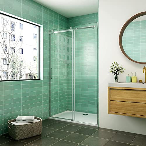 125x195cm Mamparas de ducha puerta de ducha 6mm vidrio templado de Aica