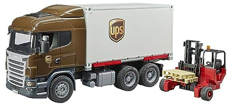 Bruder - Camion De Transport Scania R-Série Ups - Jouet, 3581